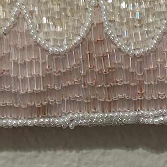 VINTAGE LORD & TAYLOR RETRO ART DECO SEQUINS BEADED BAG - Picture 3 of 10